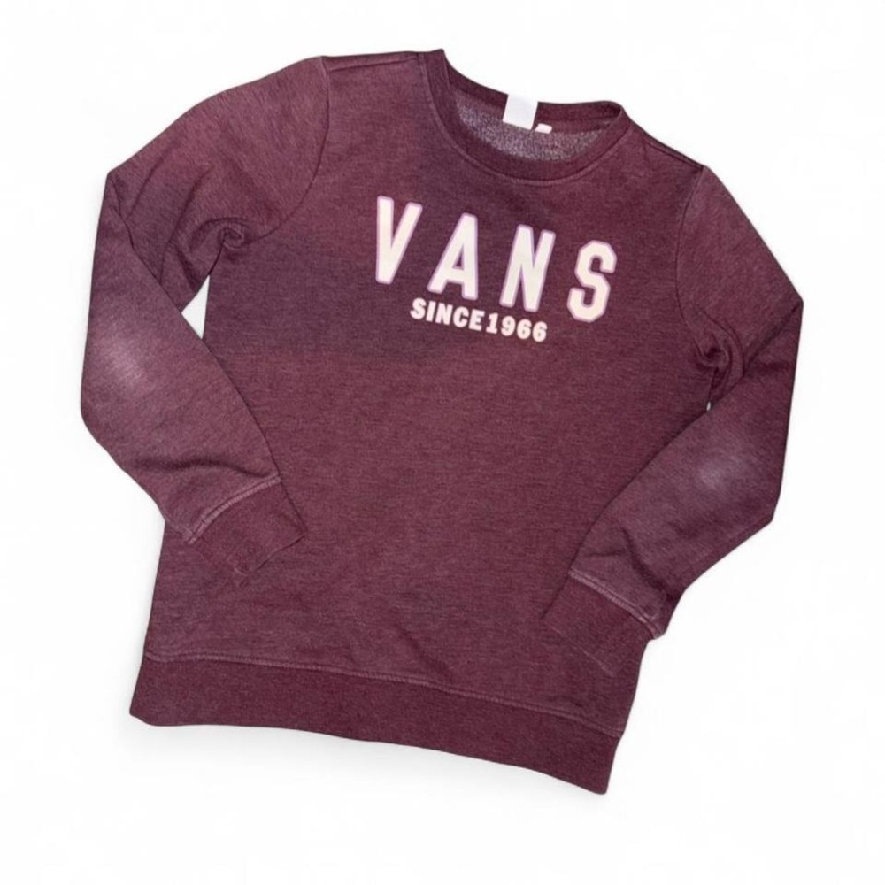 Vans‎ Skater Sweatshirt Burgundy Unisex Men's Ladies Small